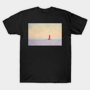 Red Lighthouse - Sheboygan T-Shirt